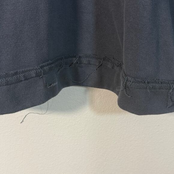 Adidas Originals Trefoil Logo Sweatshirt Raw Hem Distressed Sz S - Picture 2 of 5